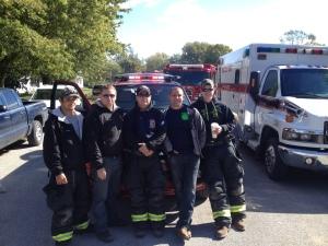 Members of Fire Department